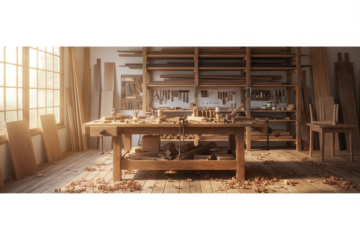 Wood Workshop Banner